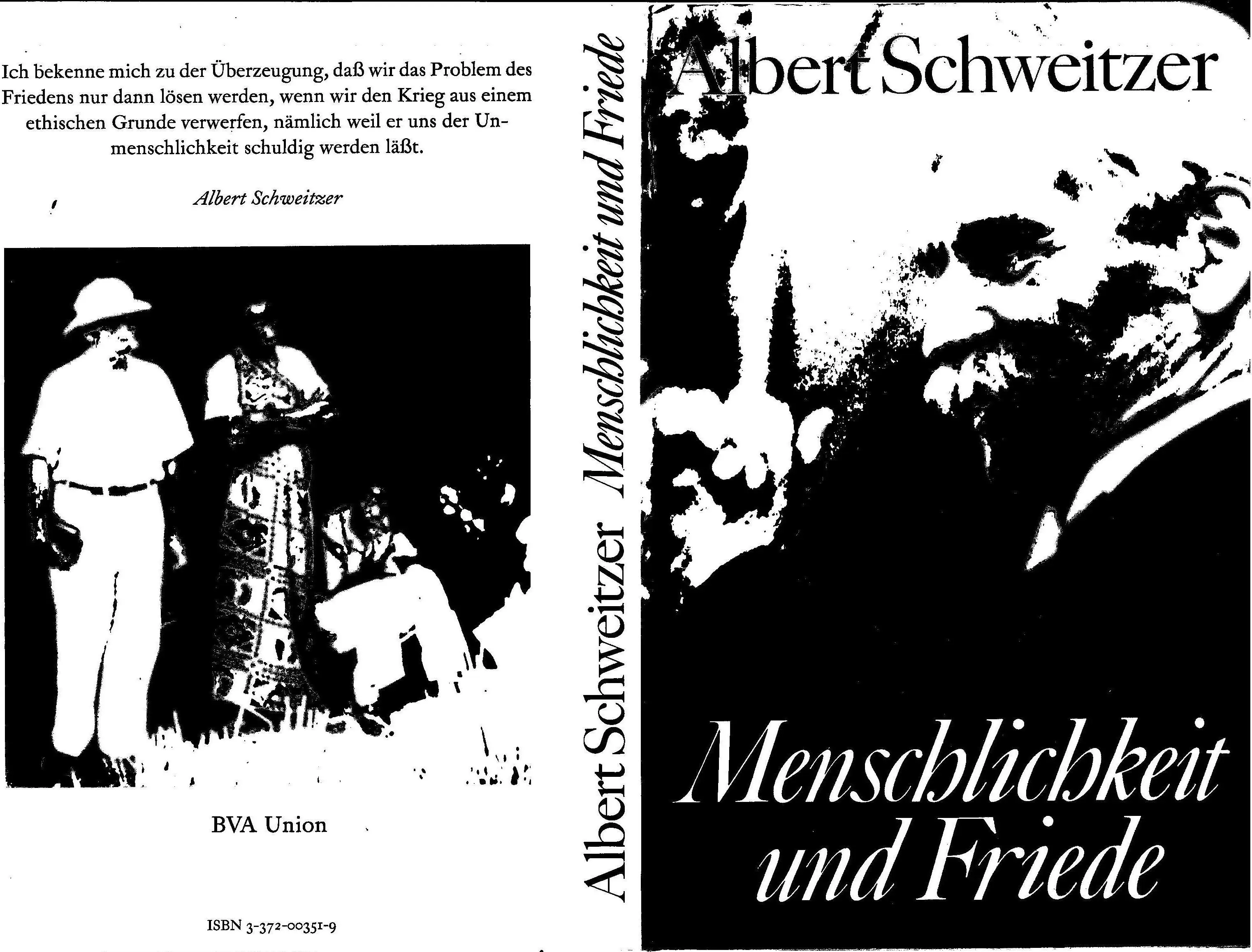 Cover image for Ehrfurcht vor dem Leben und Frieden