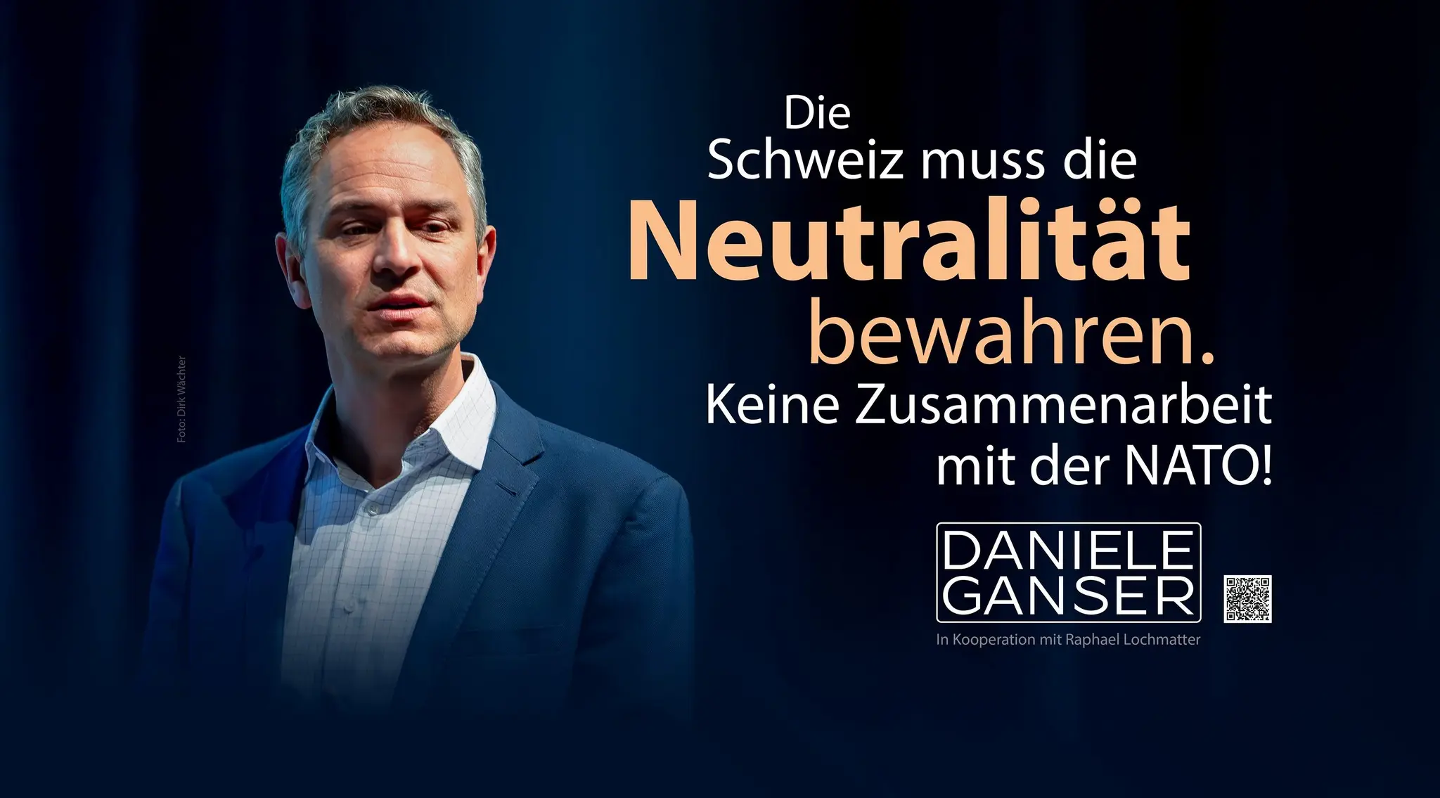 Cover image for Daniele Ganser: "Die Schweiz muss ihre Neutralität bewahren"