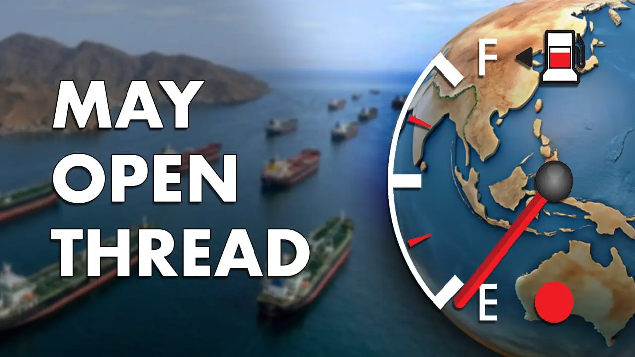 Cover image for May Open Thread and Subscriber Exclusive Video (2026)