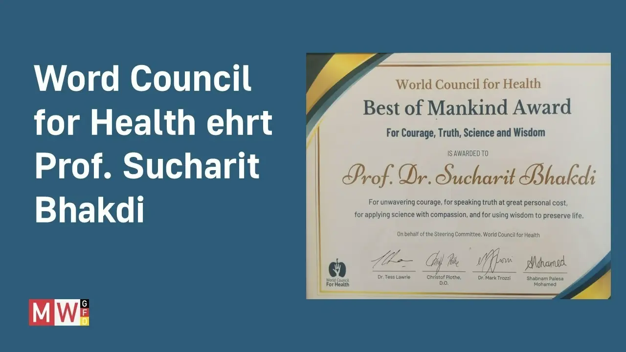 Cover image for “Best of Mankind” – Auszeichnung für Prof. Sucharit Bhakdi - MWGFD