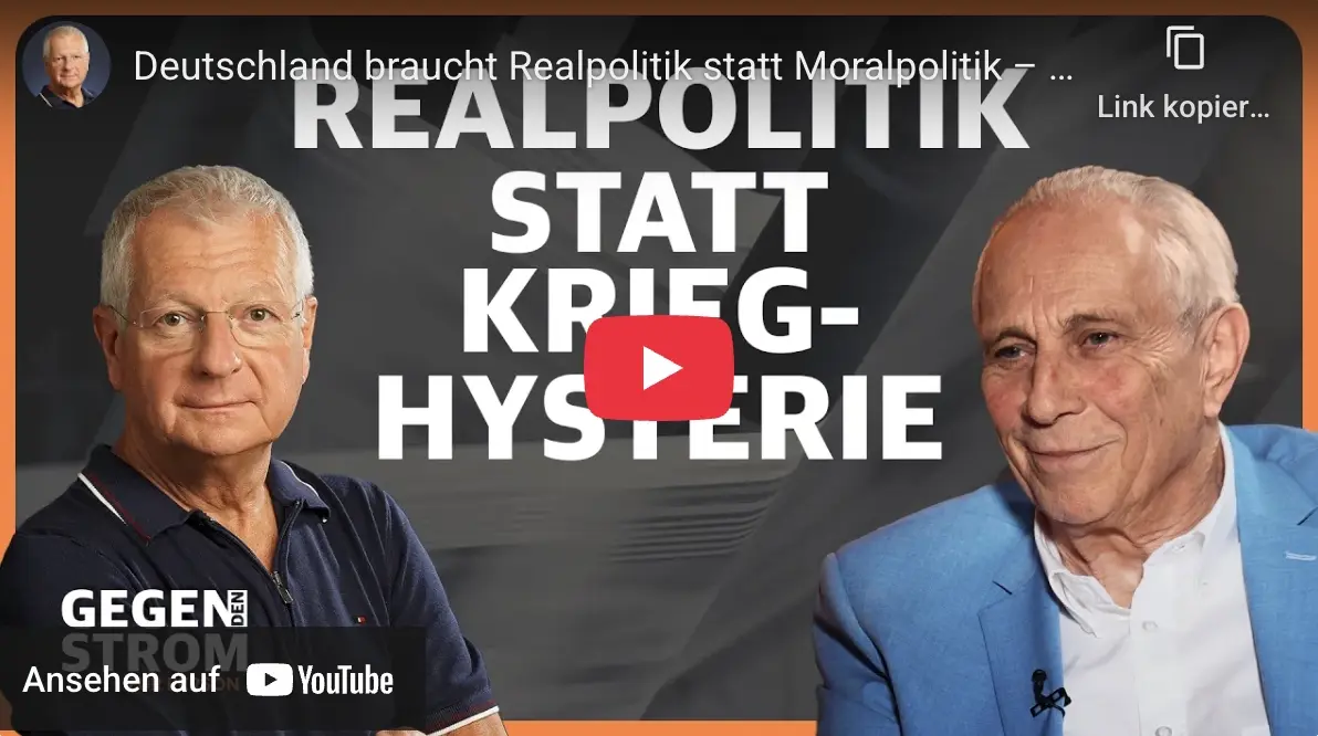 Cover image for Deutschland braucht Realismus – keinen Moralismus