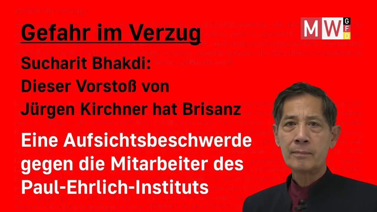 Cover image for Gefahr im Verzug - ein brisanter Vorstoß von Dr. Jürgen Kirchner - MWGFD