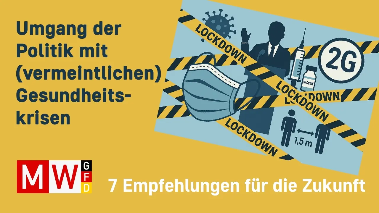 Cover image for What Lessons can Be Learned From the Management of the COVID-19 Pandemic? - 7 Empfehlungen für die Zukunft - MWGFD