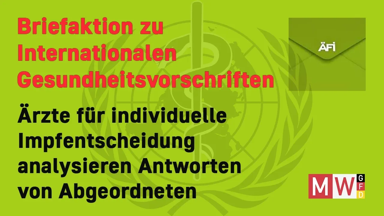 Cover image for Briefaktion zu IGV - ÄFI analysieren Antworten von Abgeordneten - MWGFD