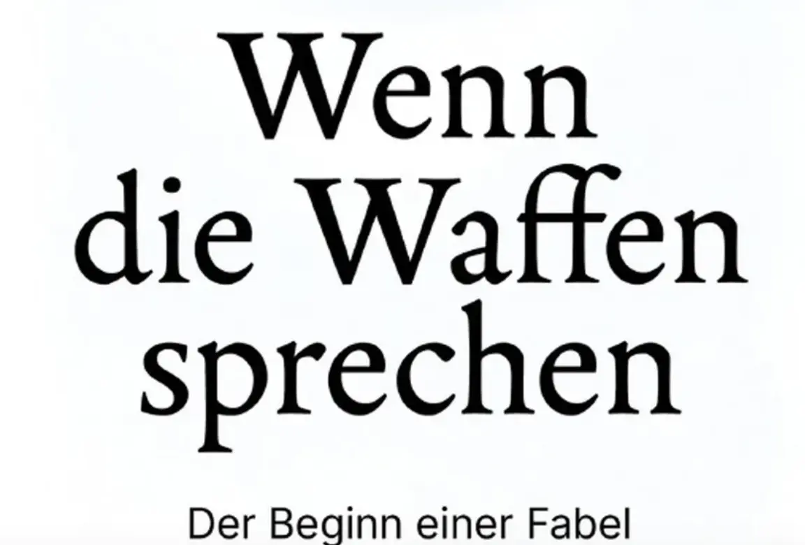 Cover image for Wenn die Waffen sprechen