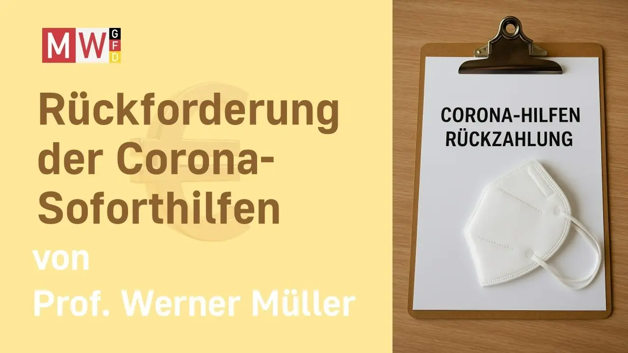 Cover image for Rückforderung der Corona-Soforthilfen - MWGFD