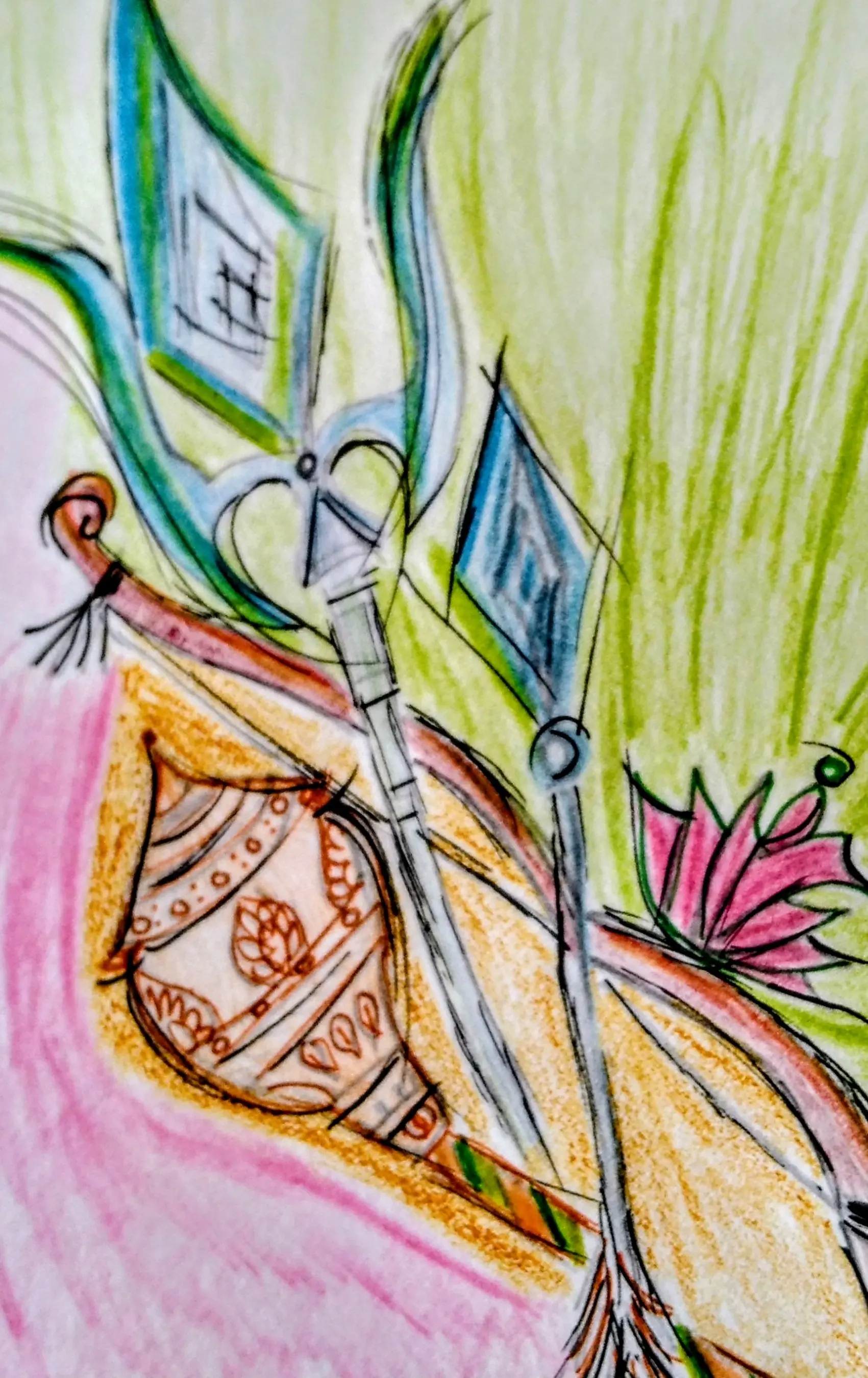 Cover image for Wie die Göttin Durga den Dämon Mahishasura besiegte