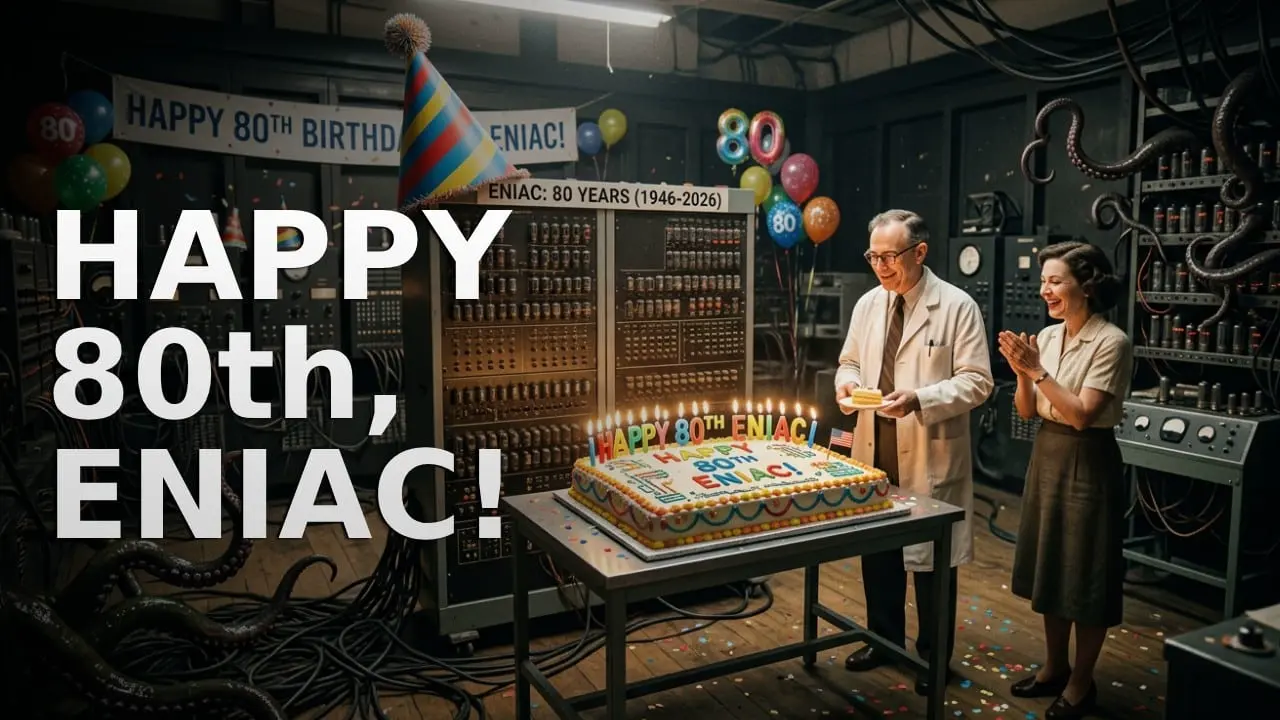 Cover image for Happy 80th, ENIAC!